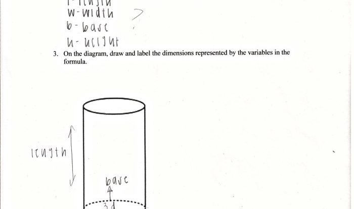 Surface area of prisms and cylinders worksheet answers