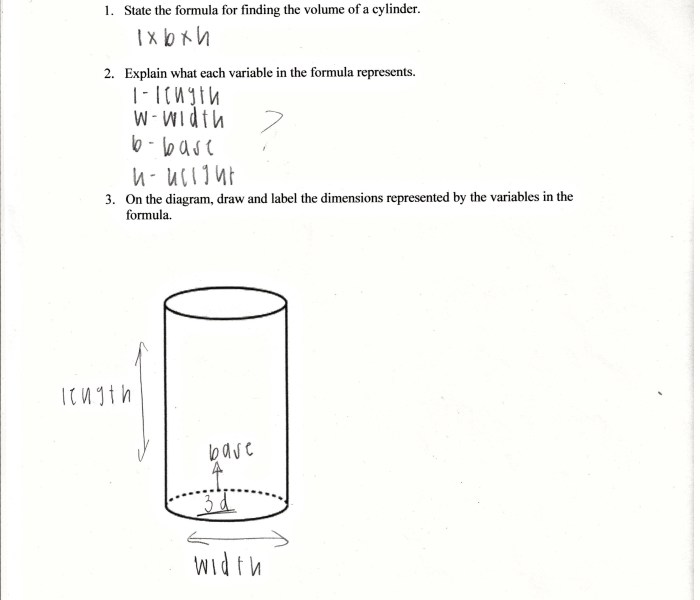 Surface area of prisms and cylinders worksheet answers